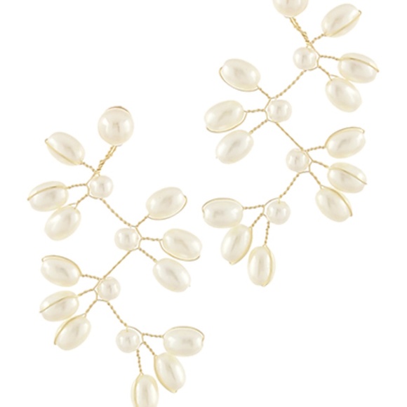 Cluster Rice & Pearl Earrings - Picture 1 of 1